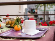 Lhotel-chartres - petit déjeuner en terrasse